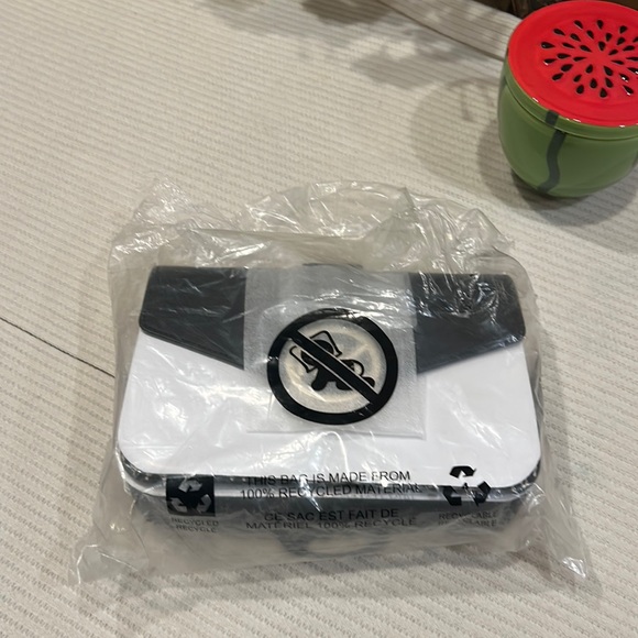 Michael Kors Carmen Medium Flap Chain Shoulder Crossbody Bag Black Haircalf - Picture 6 of 16